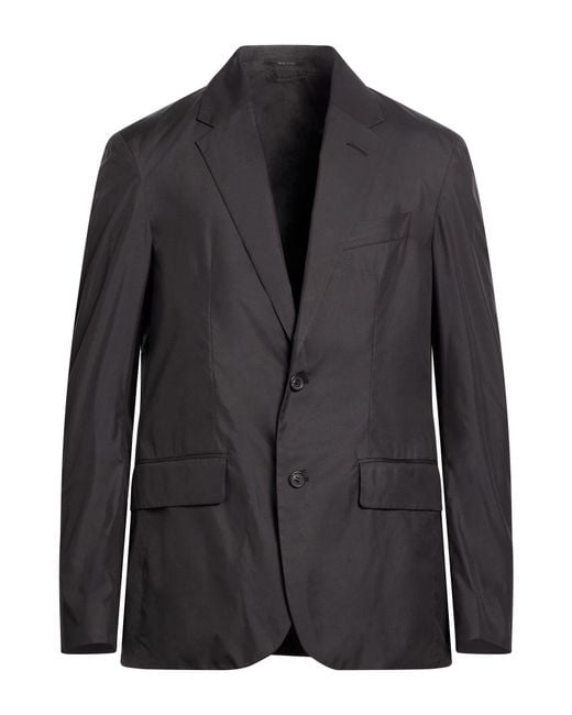 Dunhill Black Blazer Polyester for men