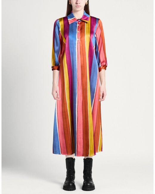 Shirtaporter Red Midi Dresses