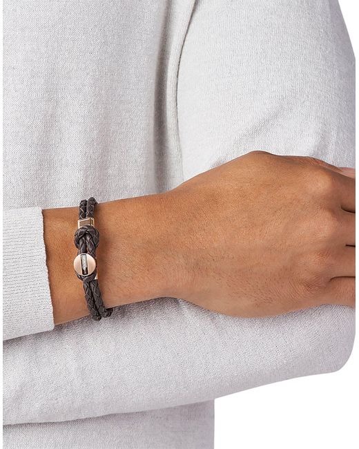 Buy Emporio Armani Men Black Nylon Bracelet Online - 899190 | The Collective