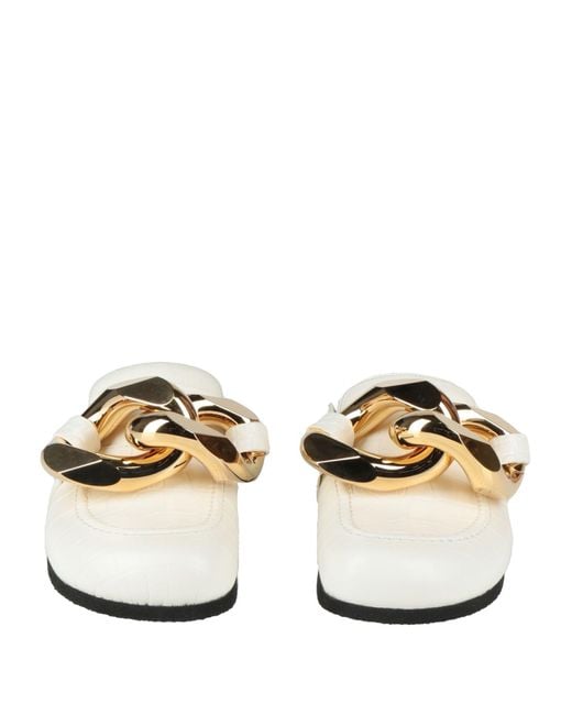 J.W. Anderson White Mules & Clogs