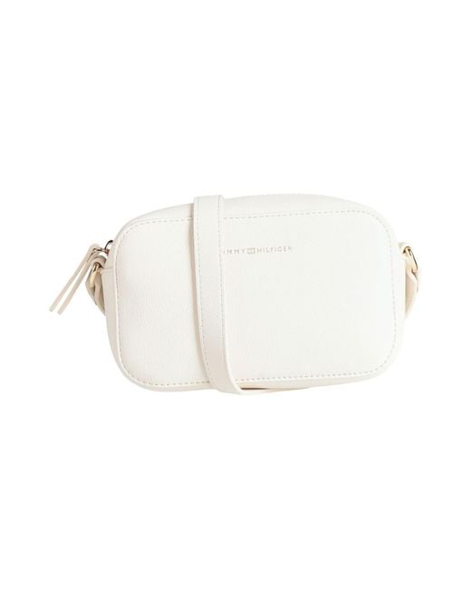 Tommy Hilfiger White Cross-Body Bag Polyurethane
