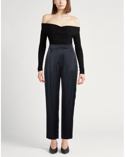Max Mara Blue Pants Acetate, Viscose