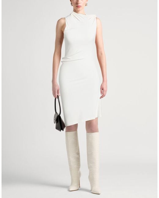 Courreges White Midi Dress