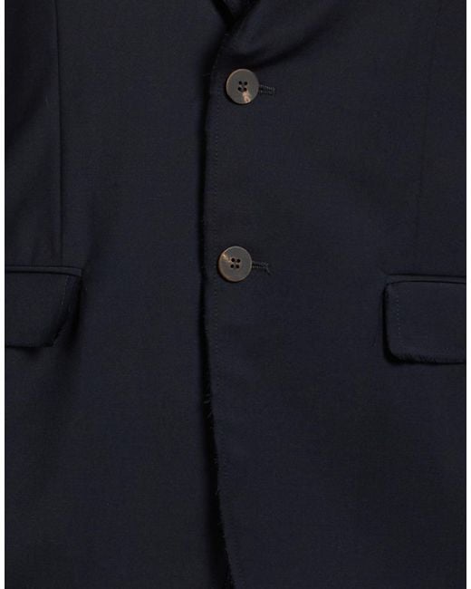 Messagerie Blue Midnight Blazer Wool, Polyester, Elastane for men