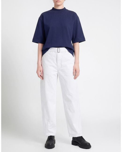 Department 5 White Pants Cotton, Polyester