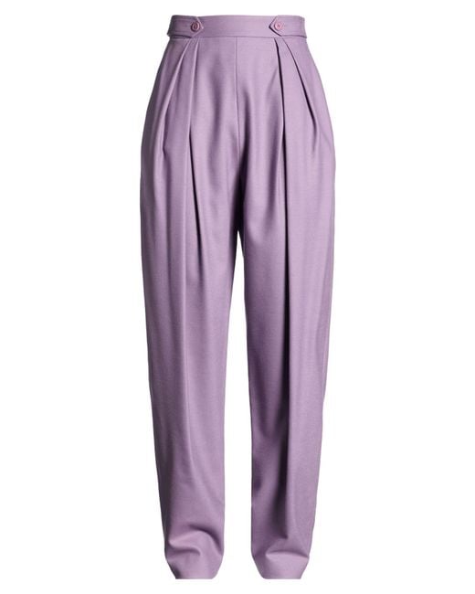 Alberta Ferretti Purple Pants