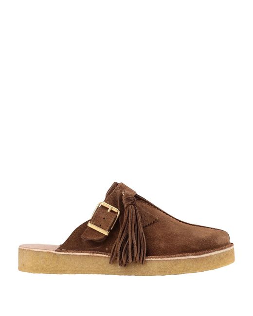 Clarks Brown Mules & Clogs