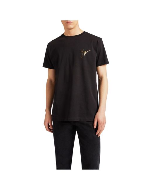 Giuseppe Zanotti T-shirts in Black für Herren