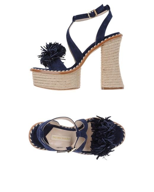 Sandali di Paloma Barceló in Blue