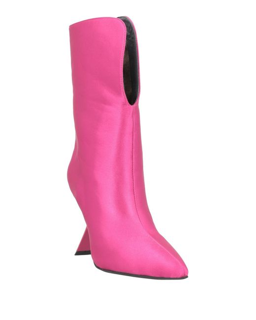 Twenty Four Haitch Pink Ankle Boots
