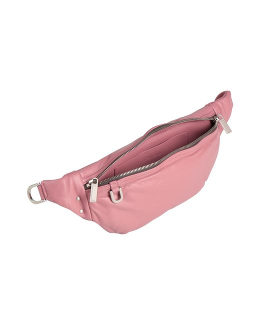 Rick Owens Pink Antique Rose Belt Bag Lambskin