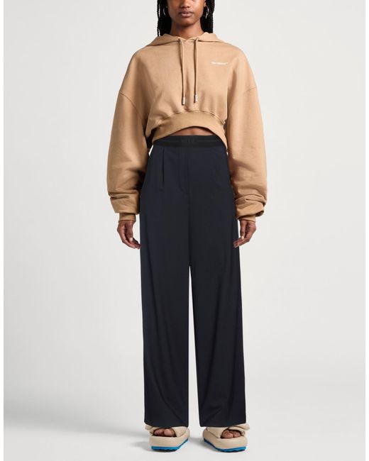 MSGM Blue Pants Virgin Wool, Elastane