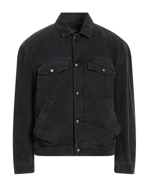 Manteau en jean Ann Demeulemeester pour homme en coloris Black