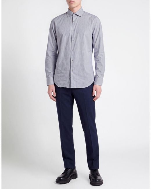 Manuel Ritz Blue Shirt Cotton for men