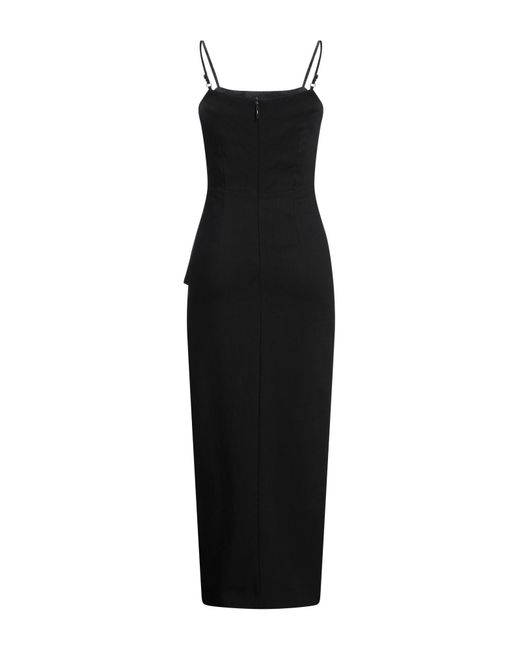 MSGM Black Maxi Dress