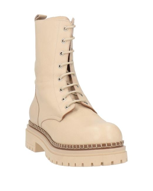 BARRACUDA'S COLLECTION Natural Ankle Boots Calfskin