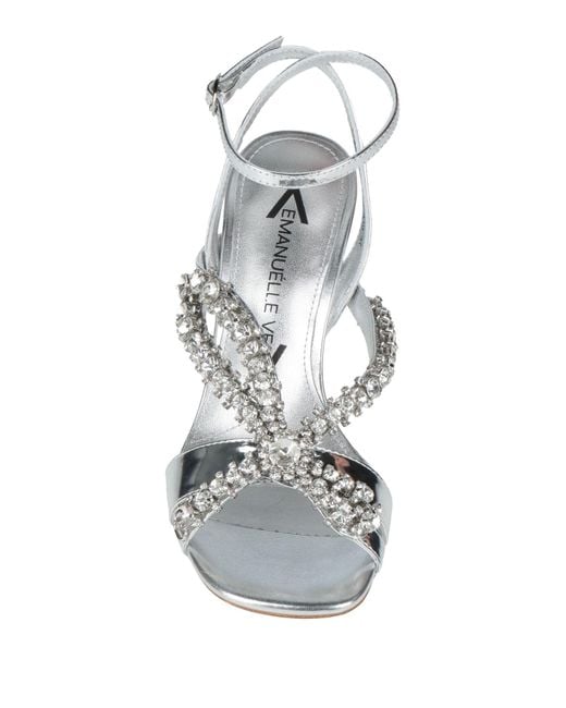 Emanuélle Vee Metallic Sandals