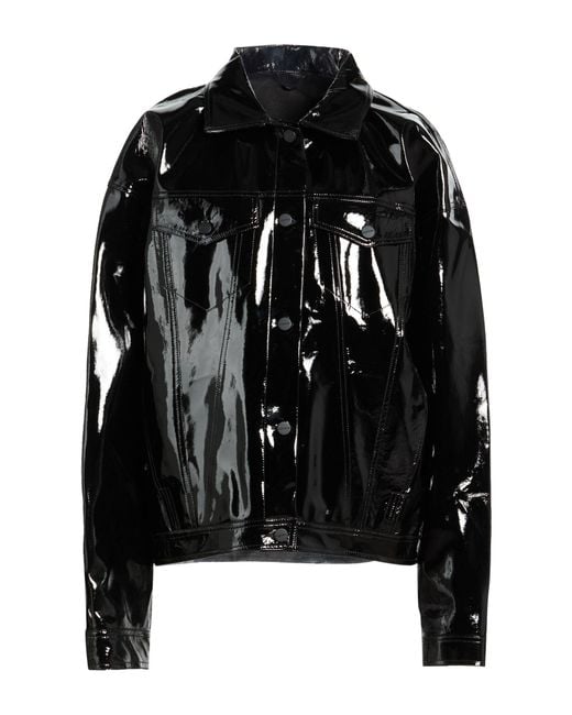 David Koma Black Jacket Leather