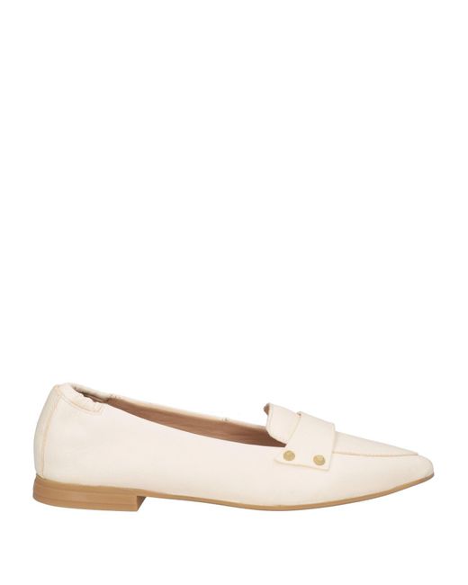 Mjus Natural Cream Loafers Leather