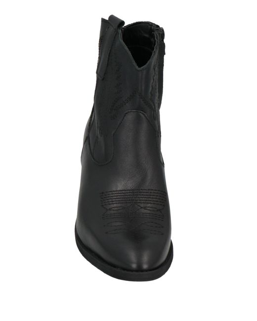 Divine Follie Black Ankle Boots