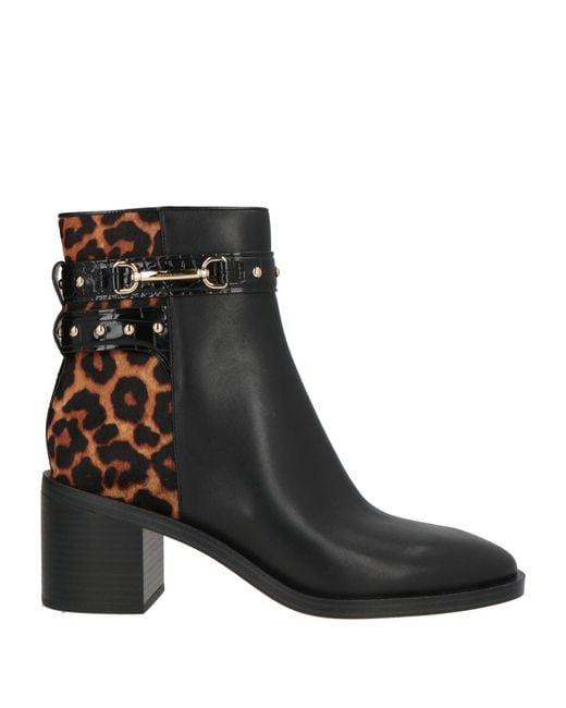 MICHAEL Michael Kors Black Ankle Boots Leather