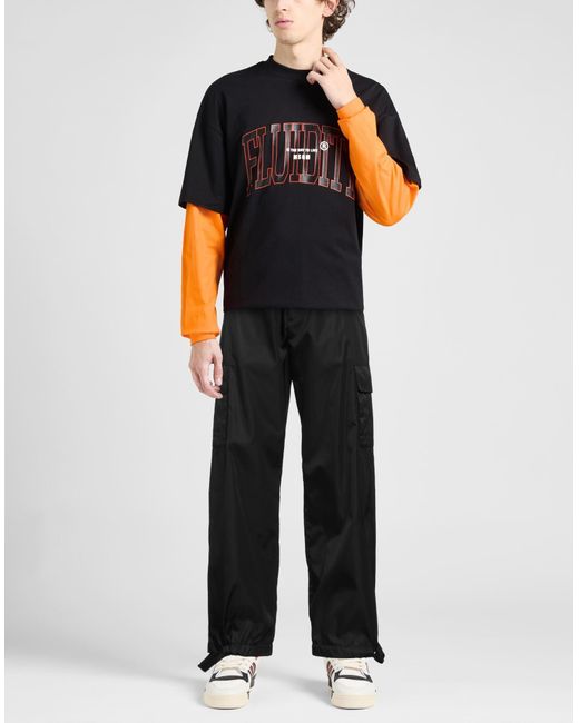 Off-White c/o Virgil Abloh Black Pants Polyamide, Polyurethane for men