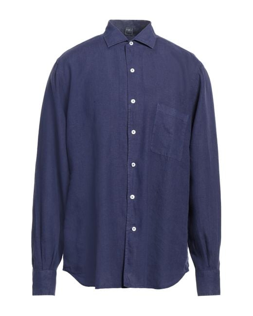Fedeli Blue Shirt for men