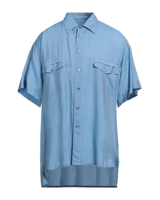 Giorgio Armani Blue Shirt for men