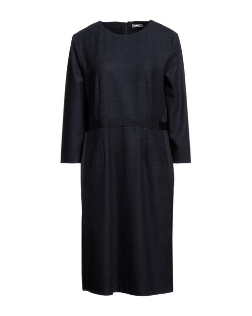 Cappellini By Peserico Black Midi Dress