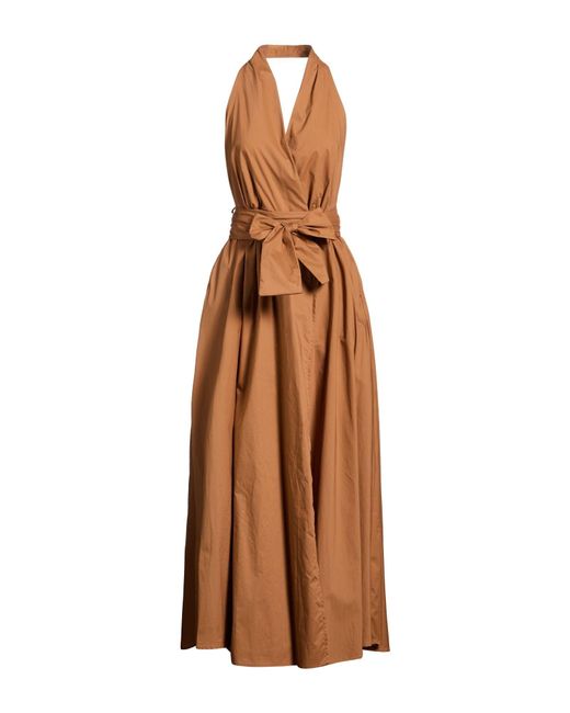 ViCOLO Brown Maxi Dresses