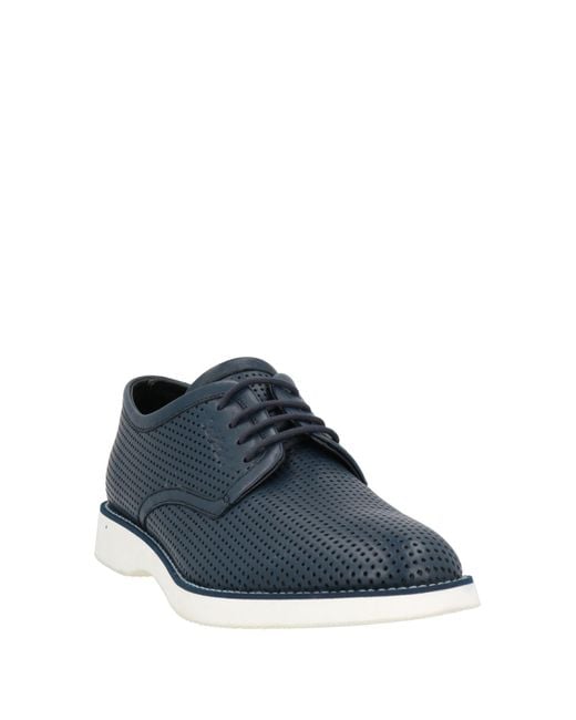 Baldinini Blue Lace-up Shoes for men