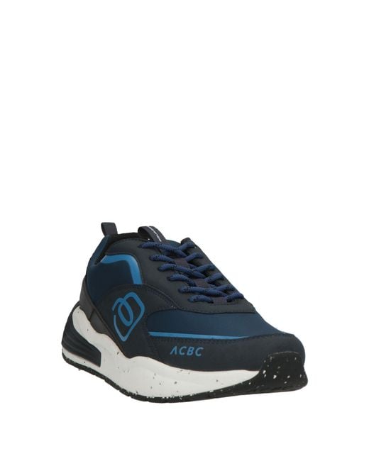 MSGM Blue Sneakers Leather for men