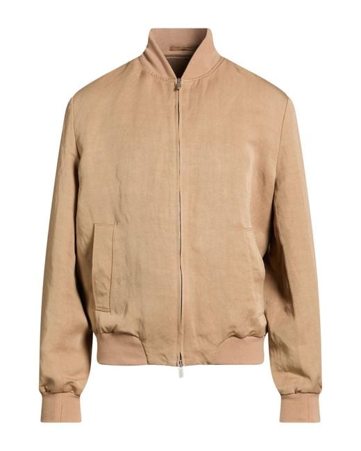 Boglioli Natural Jacket Lyocell, Linen for men