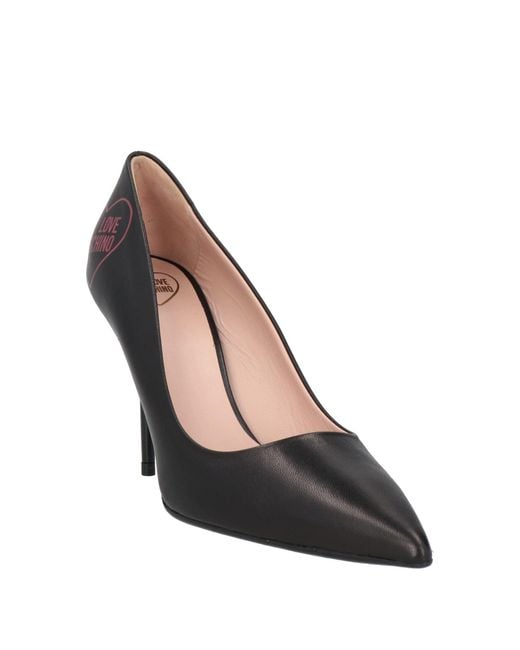 Love Moschino Black Pumps Leather