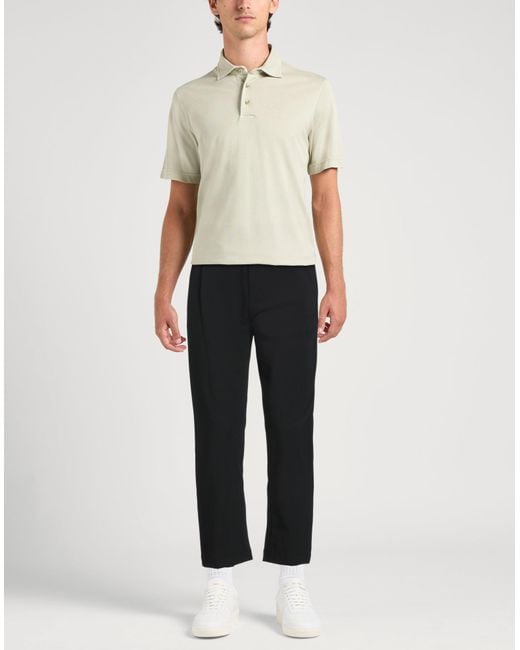 Dondup Black Pants Polyester, Virgin Wool, Elastane for men