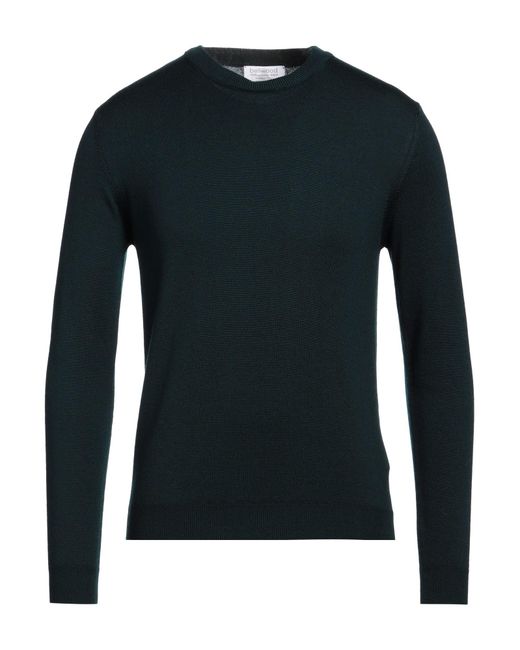 Bellwood Blue Dark Sweater Merino Wool for men