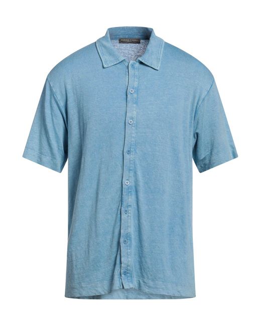 Daniele Fiesoli Blue Shirt for men