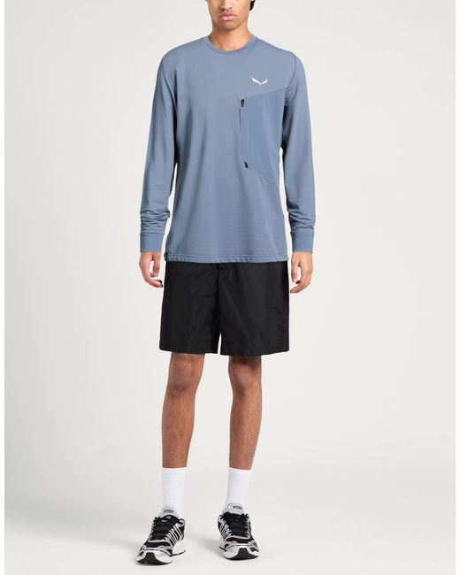 Salewa Blue T-Shirt for men