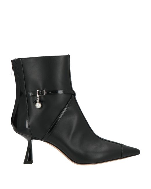 Jimmy Choo Black Ankle Boots Leather