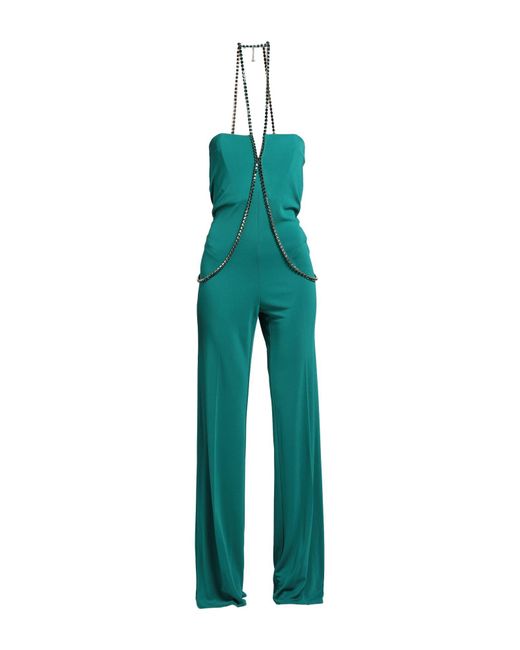 Elisabetta Franchi Green Jumpsuit