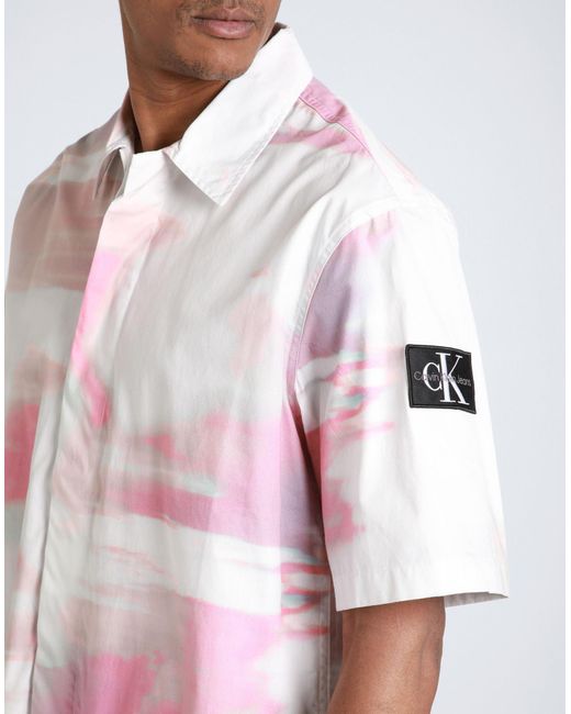 Calvin Klein Hemd in Pink für Herren