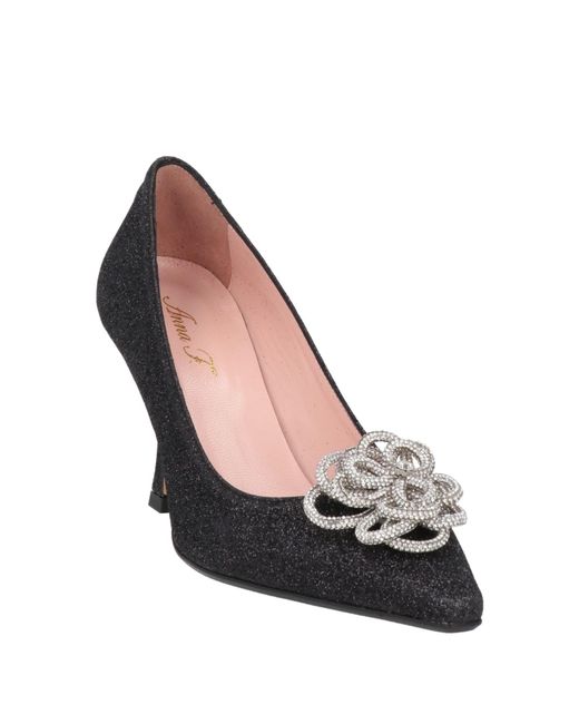 Anna F. Black Pumps