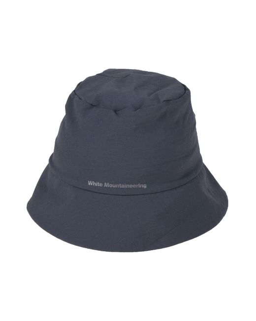 White Mountaineering Blue Hat for men