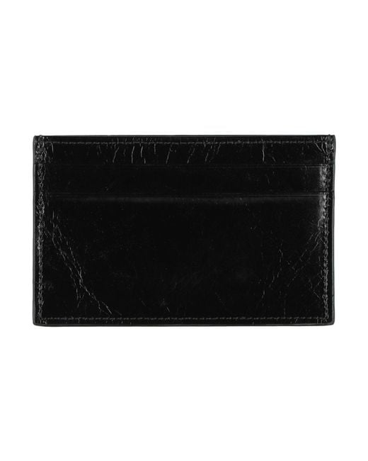 Dondup Black Cardholder Calfskin for men