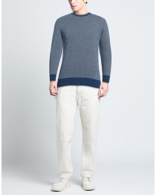 Tsd12 Blue Sweater Wool, Viscose, Polyamide, Cashmere for men