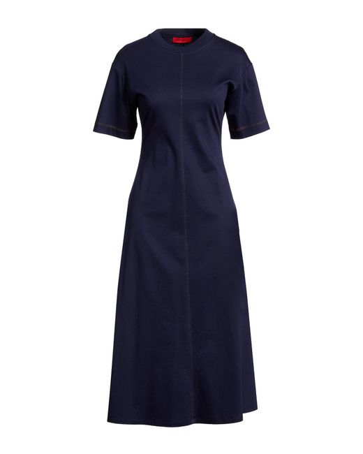 MAX&Co. Blue Midi Dresses