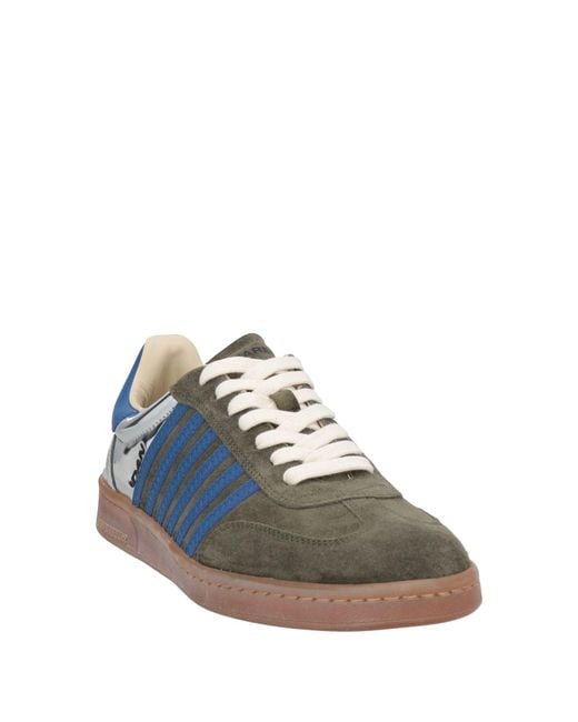 DSquared² Blue Sneakers Leather for men