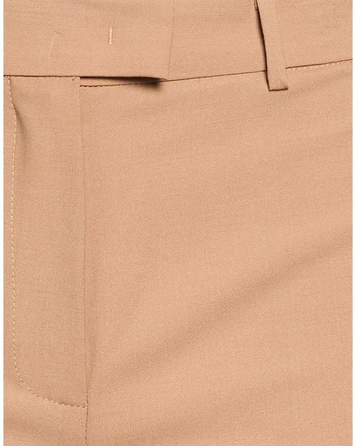 Ballantyne Natural Camel Pants Polyester, Virgin Wool, Elastane
