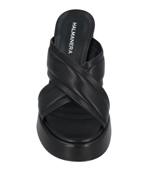 Halmanera Black Sandals