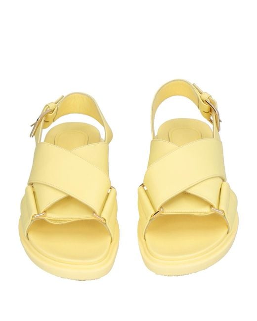 Marni Yellow Sandals